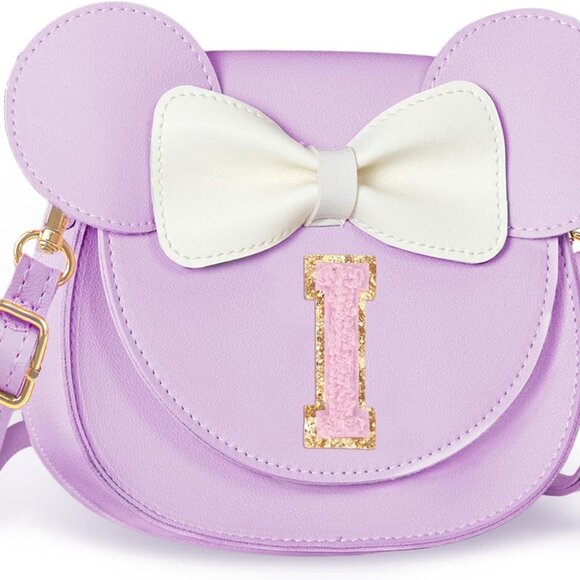 Personalized Toddler Crossbody Purse for Girls 2-8, Cute Mouse Ear Design - Picture 1 of 8